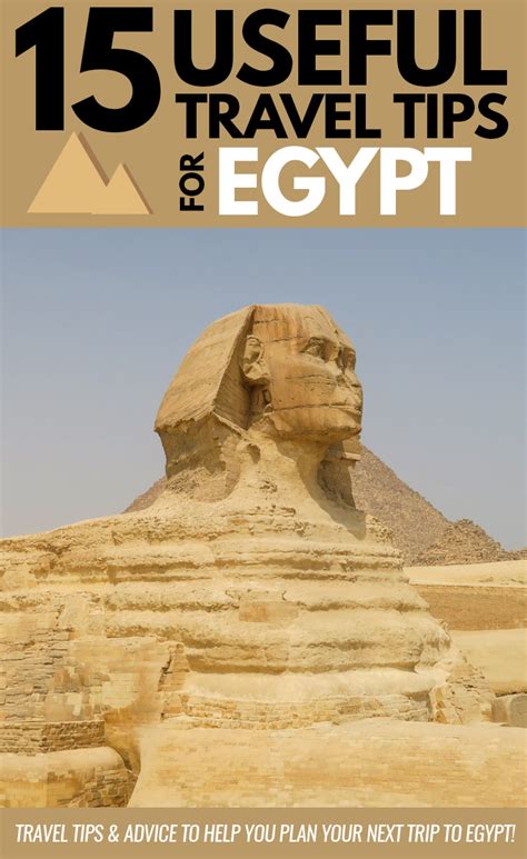 Travel Tips For Egypt