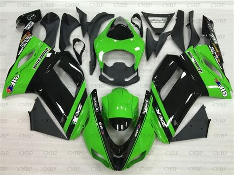 Zx6r 2008 Fairing Ninja Zx 6r 2007 2008 Green Black Fairing Kits For