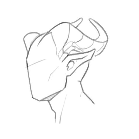 How To Draw Horns Easy