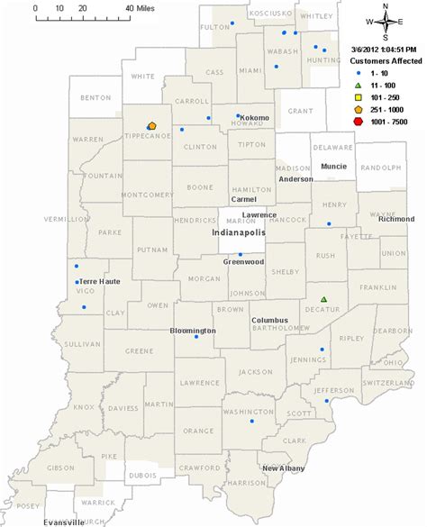 Indiana Power Outage Map | Power outage, Power, Muncie