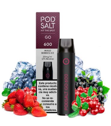 Pod Desechable Mixed Berries Ice 600puffs Pod Salt Go