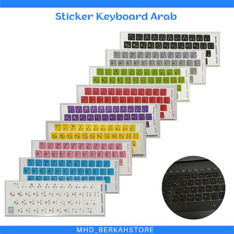 Jual Warna Sticker Keyboard Arabic Stiker Keyboard Arab Stiker