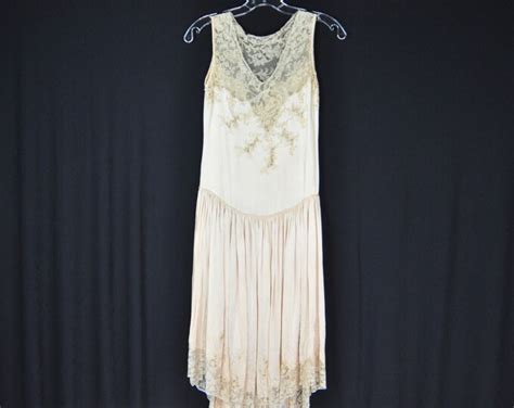 Antique S Silk Dress Edwardian Xxs S Lace Slip Dress Grunge Slip