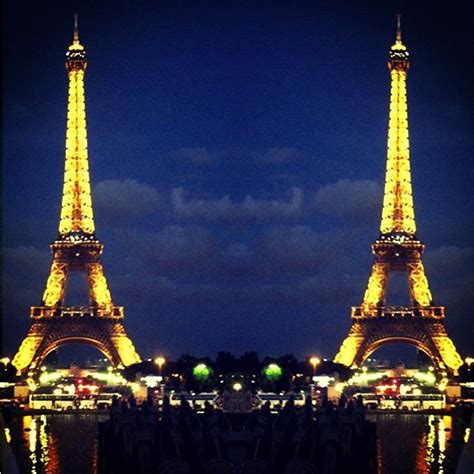 The Enchanting Eiffel Tower At Night