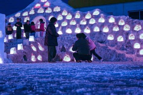 The Yokote Kamakura Festival Candelit Igloos In Japan