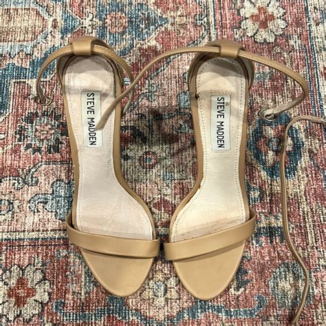 Nude Steve Madden Strappy Heels Gem