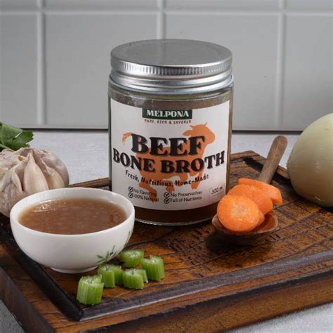 Jual Melpona Premium Grass Fed Beef Bone Broth 300 Ml Kaldu Tulang