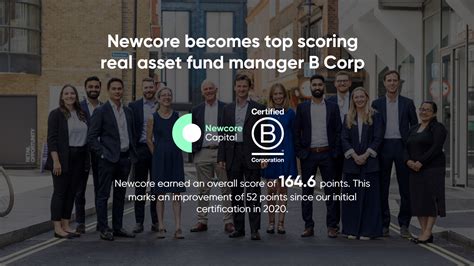 Newcore Capital Becomes World S Highest Scoring B Corp Certified Real