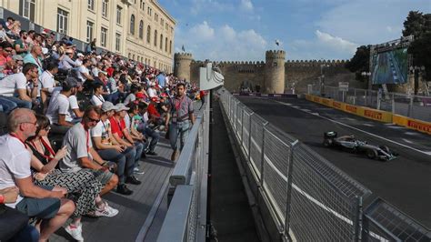 Icheri Sheher Grandstand Azerbaijan Grand Prix Apr 2024 Baku