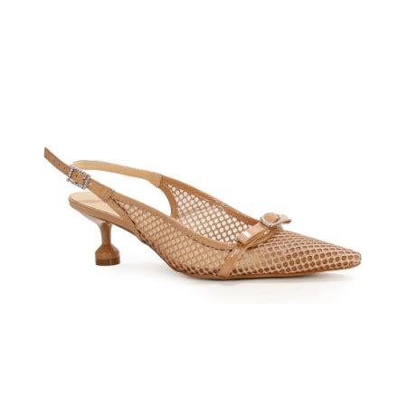 Scarpin Slingback Luiza Barcelos Nude