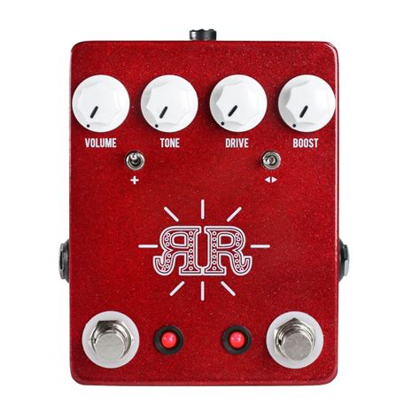 Jhs Pedals Ruby Red Overdrive Distortion And Fuzz Guitar Pedal