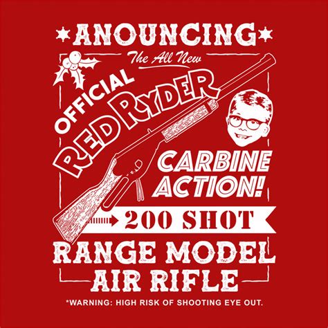 Red Ryder BB Gun T-Shirt - FiveFingerTees