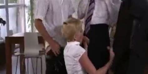 Horny MILF Blonde Gangbanged By Three Guys Outdoor In Public Tnaflix