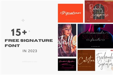 15+ Best Free Signature Fonts - CreativeUltra