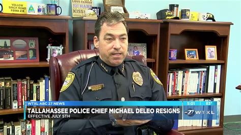 Tallahassee Police Chief Michael Deleo Announces Resignation