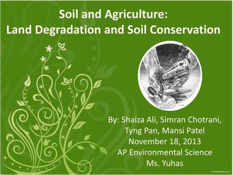 Ppt Soil And Agriculture Land Degradation And Soil Conservation