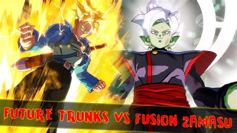 Dragon Ball Fighterz Future Trunks Dramatic Finish To Fusion Zamasu