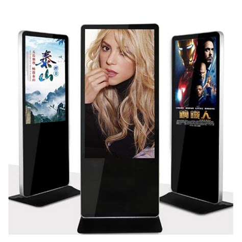 Inch Indoor Floor Stand Hd Touch Screen Digital Signage Advertising