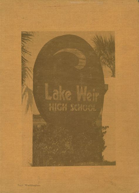 1978 yearbook from Lake Weir High School from Ocala, Florida