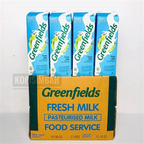 Jual Fresh Milk Greenfields 1 Karton 12 Pcs Susu Sapi Segar