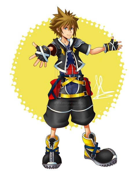 Sora Kingdom Hearts Fanart Heart Art Fan Art Zelda Characters Pinterest Board Planks