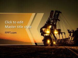 Free Excavator PowerPoint Template - Free PowerPoint Templates