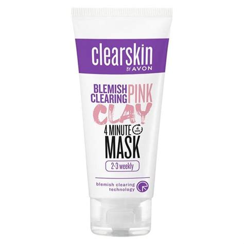 Masque visage à l argile rose Clearskin Avon