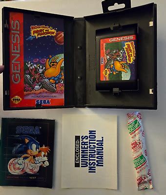 Toejam Earl Panic On Funkotron Complete Case Manual Sega Genesis Roll