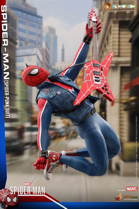 Hot Toys VGM Marvel S Spider Man Th Scale Spider Man Spider Punk Suit Collectible