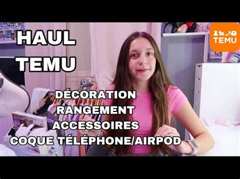 HAUL TEMU ACCESSOIRES RANGEMENT DECO YouTube