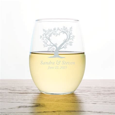 24pcs Personalized Stemless Wine Glass 9oz Various Styles ST9OZ-EDPP255 ...