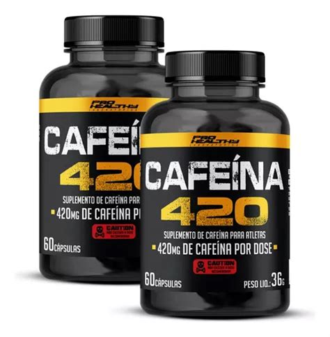 Cafeina Capsula Mg Termogenico Kit X Potes De Caps