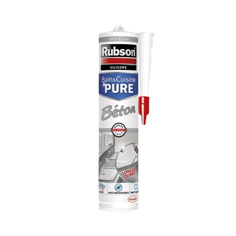 RUBSON Rubson Mastic bain et cuisine 280ml Gris ardoise Gris béton