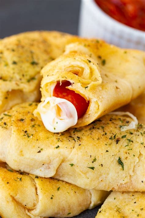 Pepperoni Pizza Crescent Rolls Recipe Oh Sweet Basil