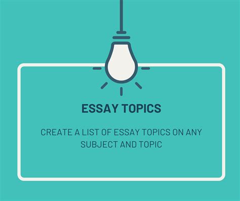 Essay Topics — AI for Education