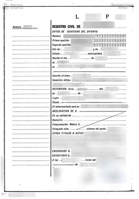 How to order a Spanish death certificate? | The Genealogy Corner