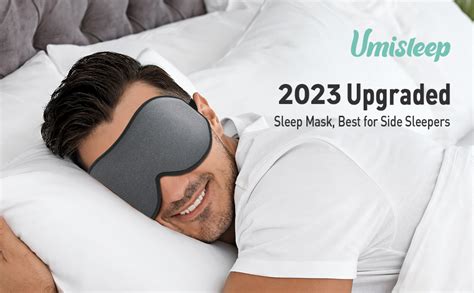 Umisleep Upgraded Sleep Mask Perfect Sleeping Mask For Side Sleepers