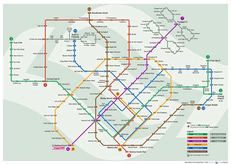 A map of the Singapore MRT system, to be... - Maps on the Web