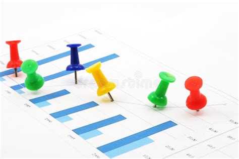 Pin And Chart Stock Photo Image Of Economy Business 13623850