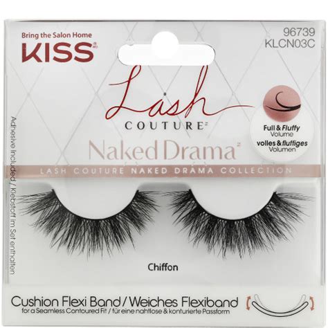 Faux Cils Couture Naked Drama Chiffon Kiss Saga Cosmetics