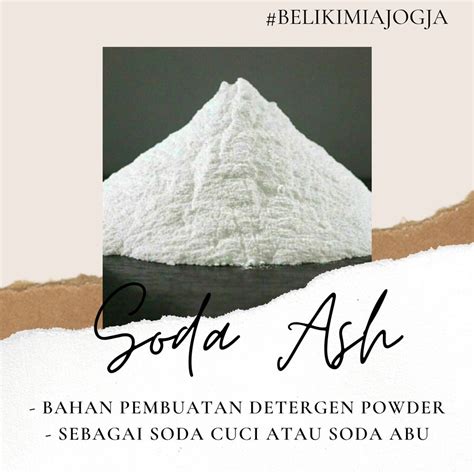 Jual Soda Ash Dense Washing Soda Soda Ab Na2CO3 1 Kg Shopee