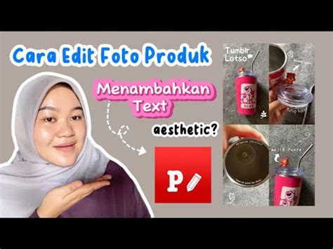 Tutorial Cara Edit Foto Produk Affiliate Menambahkan Text Keterangan