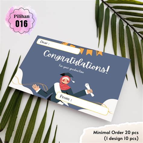 Jual Greeting Card Graduation Gift Card Kartu Ucapan Wisuda Artu