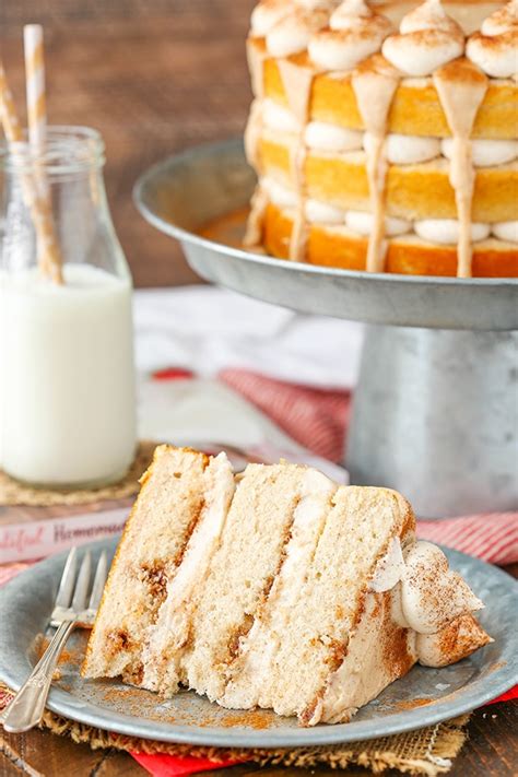 Cinnamon Roll Layer Cake The Best Cinnamon Cake Recipe