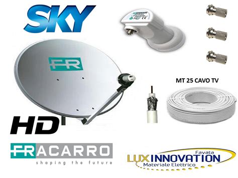 Parabola Satellitare Fracarro Hd Sky Kit Completo Antenna Parabolica