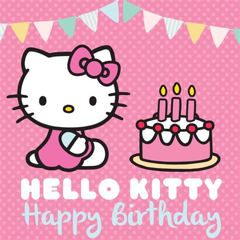 Hello Kitty Birthday Card