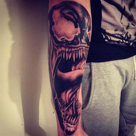 Venom tattoo | Venom tattoo, Tattoos, Skull tattoo