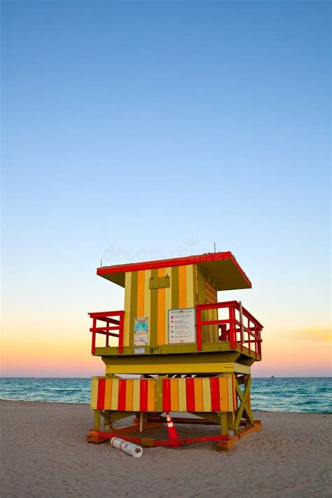 Miami Beach Lifeguard House Stock Image Image Of Americas Color