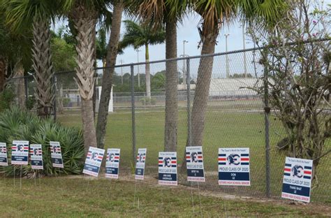 Estero High School graduation class is being celebrated with personal signage thanks to the ...