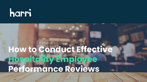 Effective Employee Performance Reviews Harri Insider